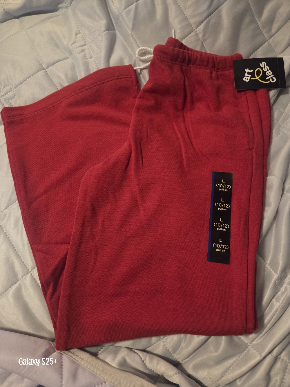 art class Red Kids Fleece Sweatpants with Drawstring